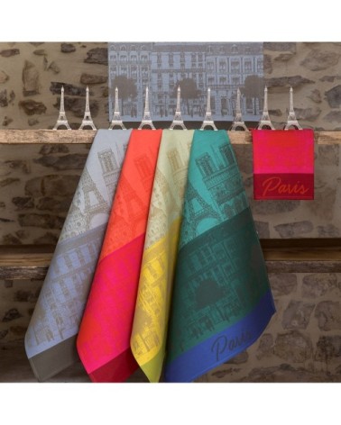 Torchon en coton jardin 60 x 80