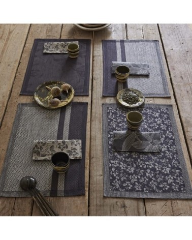 Set de table en coton carbone 50 x 36