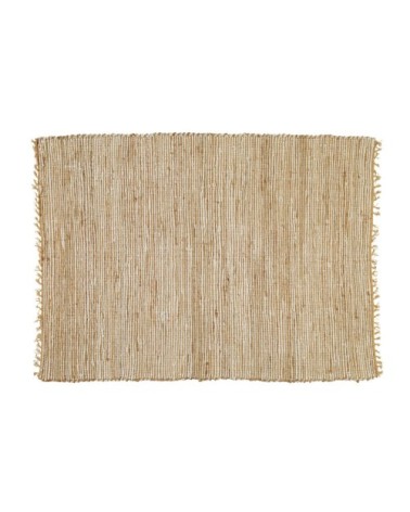 Tapis en jute et coton recyclé 160x230