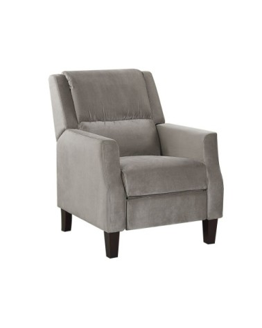 Fauteuil de relaxation en velours gris