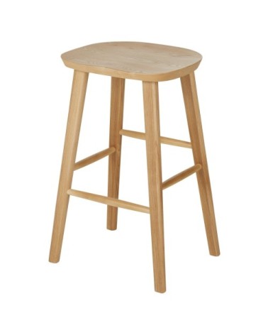 Tabouret pour îlot central en bois de frêne H66