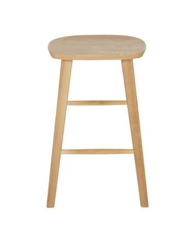 Tabouret pour îlot central en bois de frêne H66