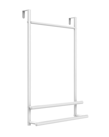 Porte-serviette de porte blanc H76cm