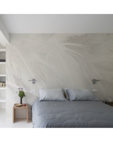 Papier peint panoramique plumes 255 x 250