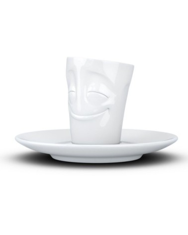 Tasse expresso en porcelaine heureux 80ml
