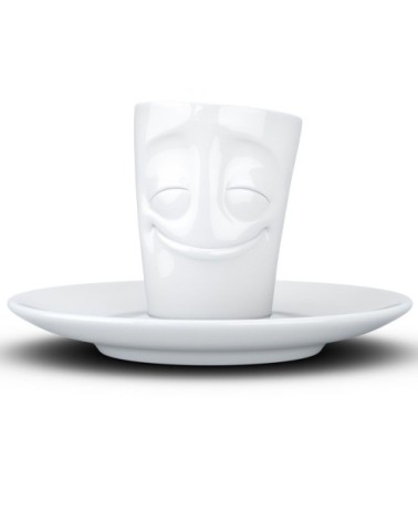 Tasse expresso en porcelaine heureux 80ml