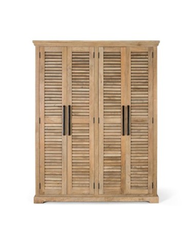 Armoire bois manguier naturelle 190 cm