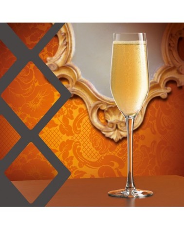 Lot de 6 - flûte à champagne en , 16 cl