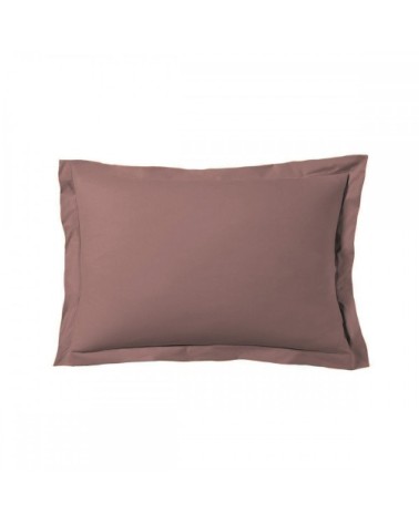 Lot de 2 taies d'oreiller satin de coton 50x70cm rose