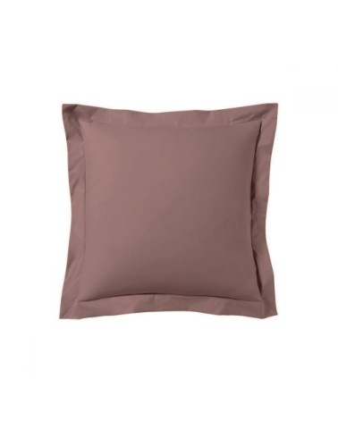 Lot de 2 taies d'oreiller satin de coton 63x63 cm rose