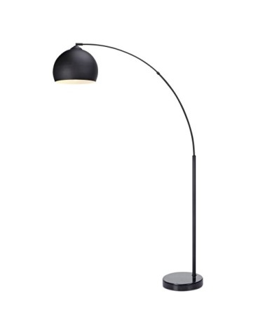 Lampadaire arco, Noir, 170cm