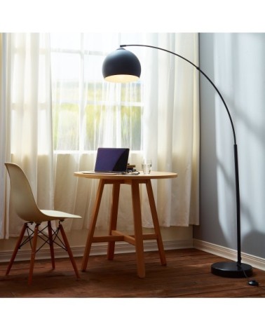 Lampadaire arco, Noir, 170cm