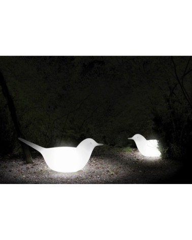 Décoration jardin à led rechargeable en résine neutre L80cm