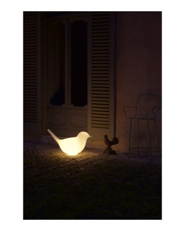 Décoration jardin à led rechargeable en résine neutre L80cm