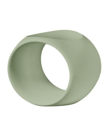 Tabouret en résine recyclable sauge