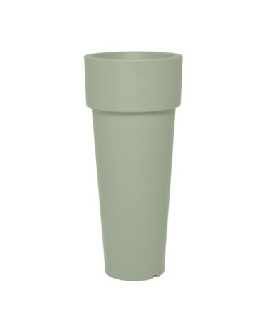 Pot à fleur en résine recyclable sauge D39cm