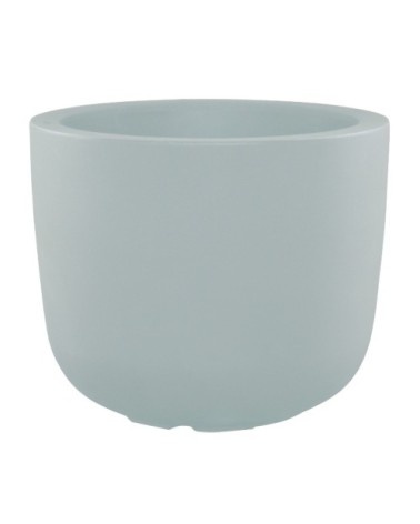 Pot à fleur en résine recyclable bleu provence D48cm