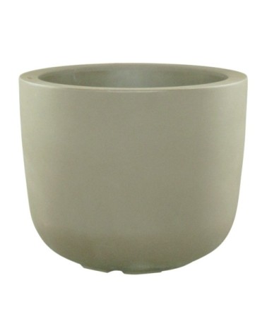 Pot à fleur en résine recyclable sauge D48cm