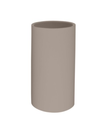 Pot et porte-parapluie en résine recyclable gris tourterelle L32cm