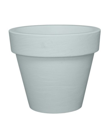 Pot à fleur en résine recyclable bleu provence D58cm