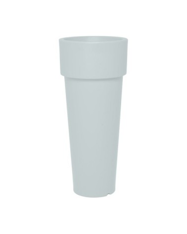 Pot à fleur en résine recyclable bleu provence D39cm