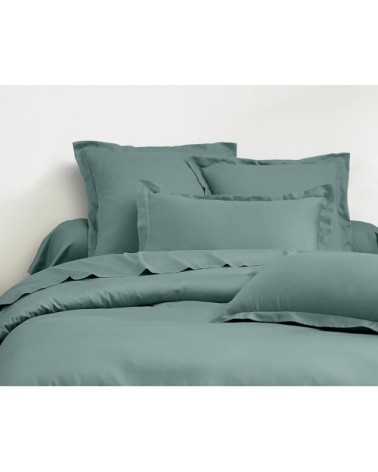 Parure de lit 1 personne en satin de coton 140x200 cm+1 TO 63x63 cm