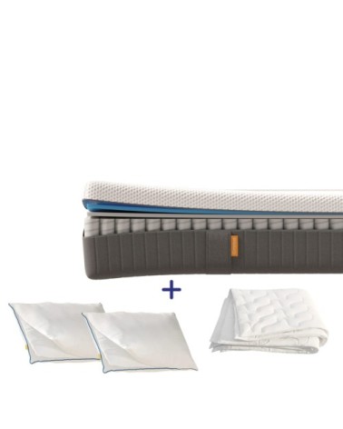Pack matelas et oreiller nuage et couette 160x200