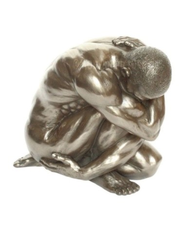 Statuette en résine homme nu H15cm