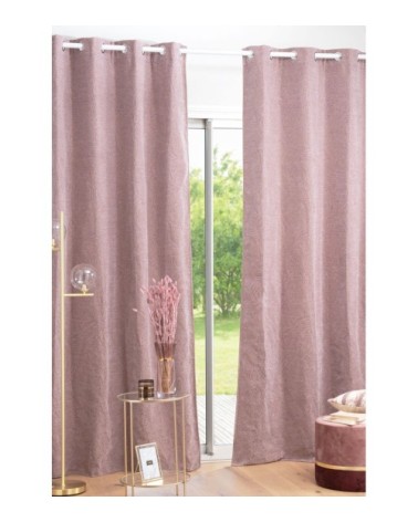 Rideau vieux mauve 135x250