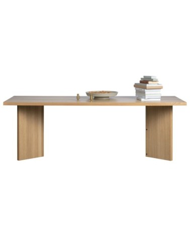 Table à manger en bois 90x220cm bois clair