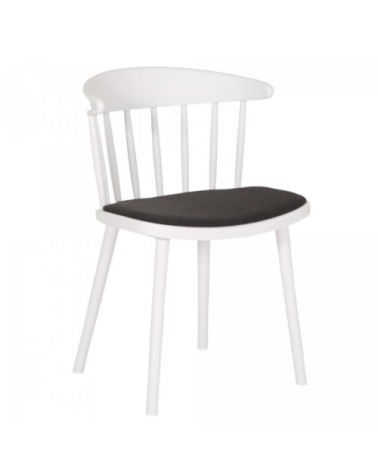 Chaise de salle à manger néo rétro blanc