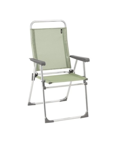 Fauteuil pliant ultra-léger en aluminium vert l62xl58xh100