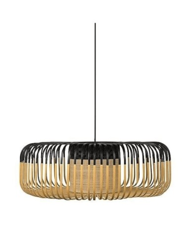 Suspension en bambou noir D60cm