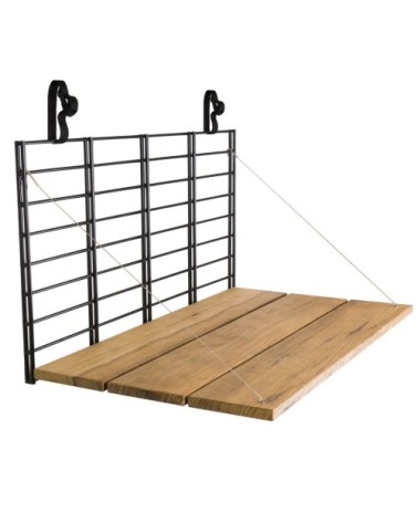 Table de balcon à accrocher noir