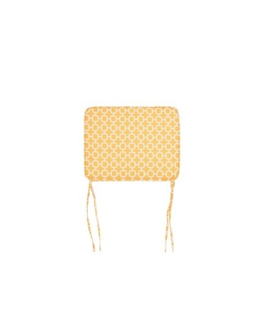 Lot de 2 coussins jaunes pour chaises 29x38