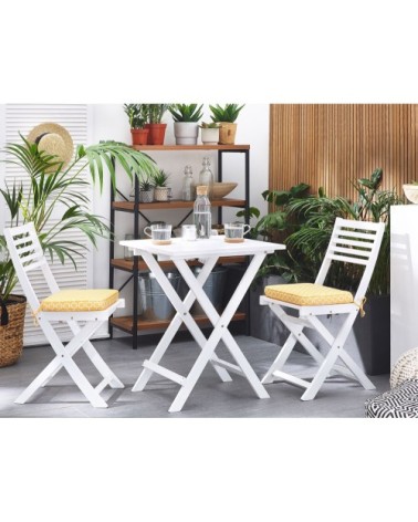 Lot de 2 coussins jaunes pour chaises 29x38