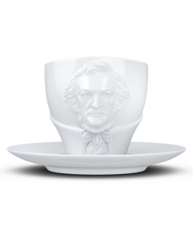 Tasse et sous tasse Richard Wagner en porcelaine 260ml