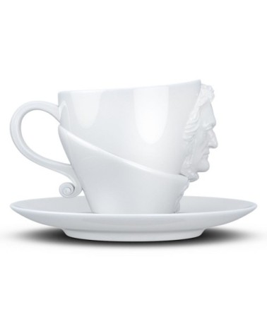 Tasse et sous tasse Richard Wagner en porcelaine 260ml