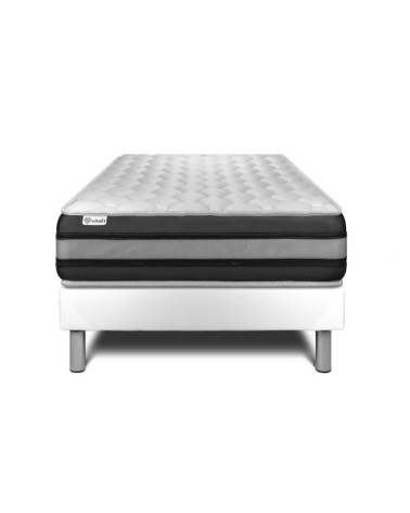 Ensemble matelas 90x190 Ressorts Mémoire de forme - 26 cm