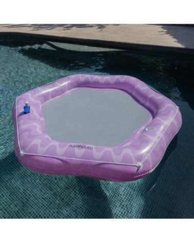 Bouée Piscine Geante Fleur PVC Vert