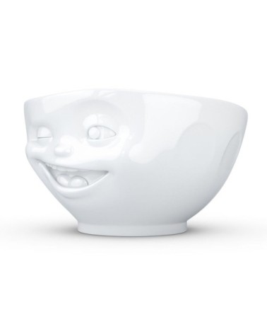Grand bol en porcelaine clin d'oeil 500ml
