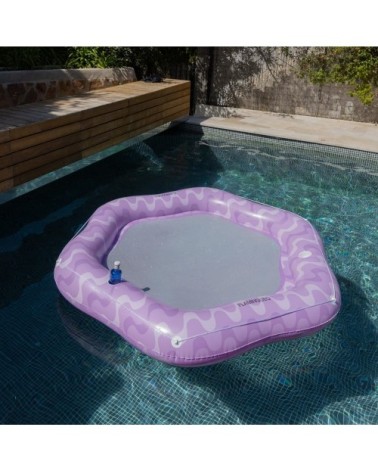 Bouée Piscine Geante Fleur PVC Vert
