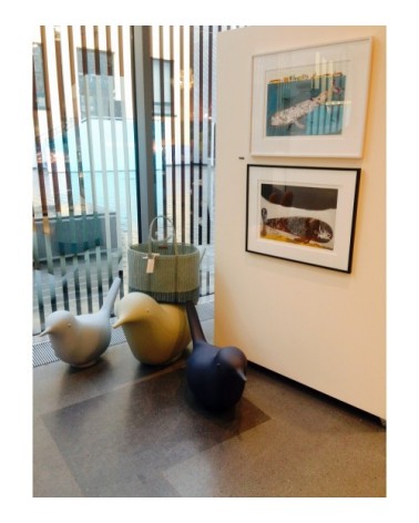 Décoration jardin en résine recyclable sauge L80cm