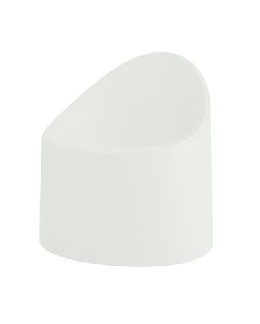 Chaise en résine recyclable éclairée neutre L65cm