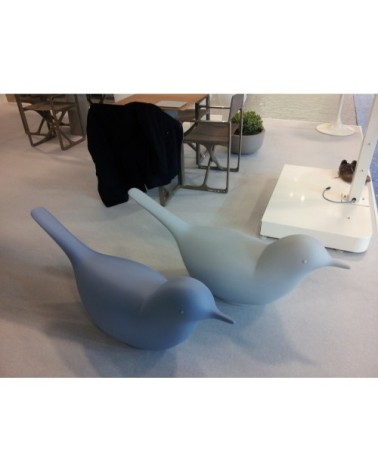 Décoration jardin en résine recyclable bleu provence L80cm