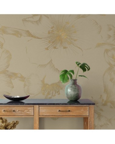 Papier peint panoramique motifs fleurs cerisier 425x260cm