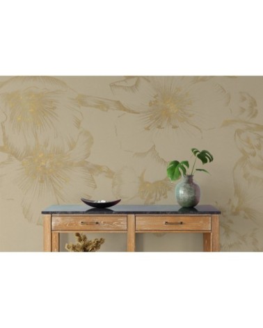 Papier peint panoramique motifs fleurs cerisier 425x260cm