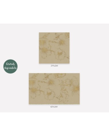 Papier peint panoramique motifs fleurs cerisiers 255x260cm