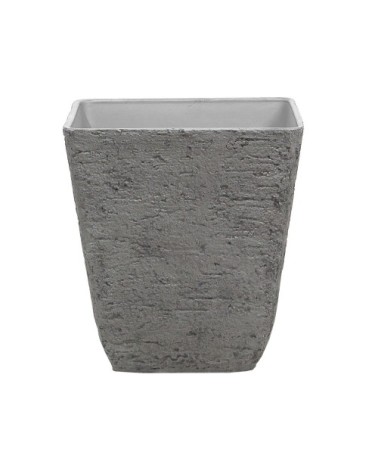 Cache-pot d'extérieur en pierre gris H53