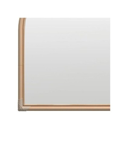 Miroir en rotin naturel